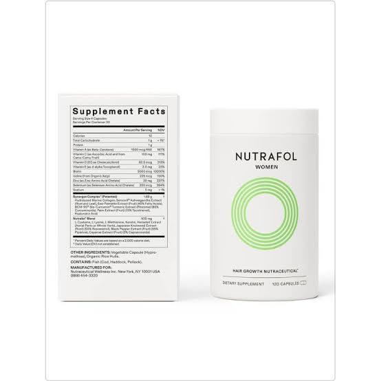 Nutrafol Women Hair Growth Supplement – 120 Capsules