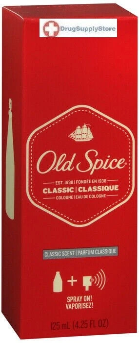 Old Spice Classic Cologne for Men 4.25 oz – Classic Scent